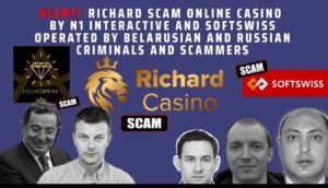 Fraud alert - Cybercrime Richard Casino scam online casino